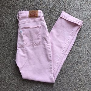 bubblegum pink levis